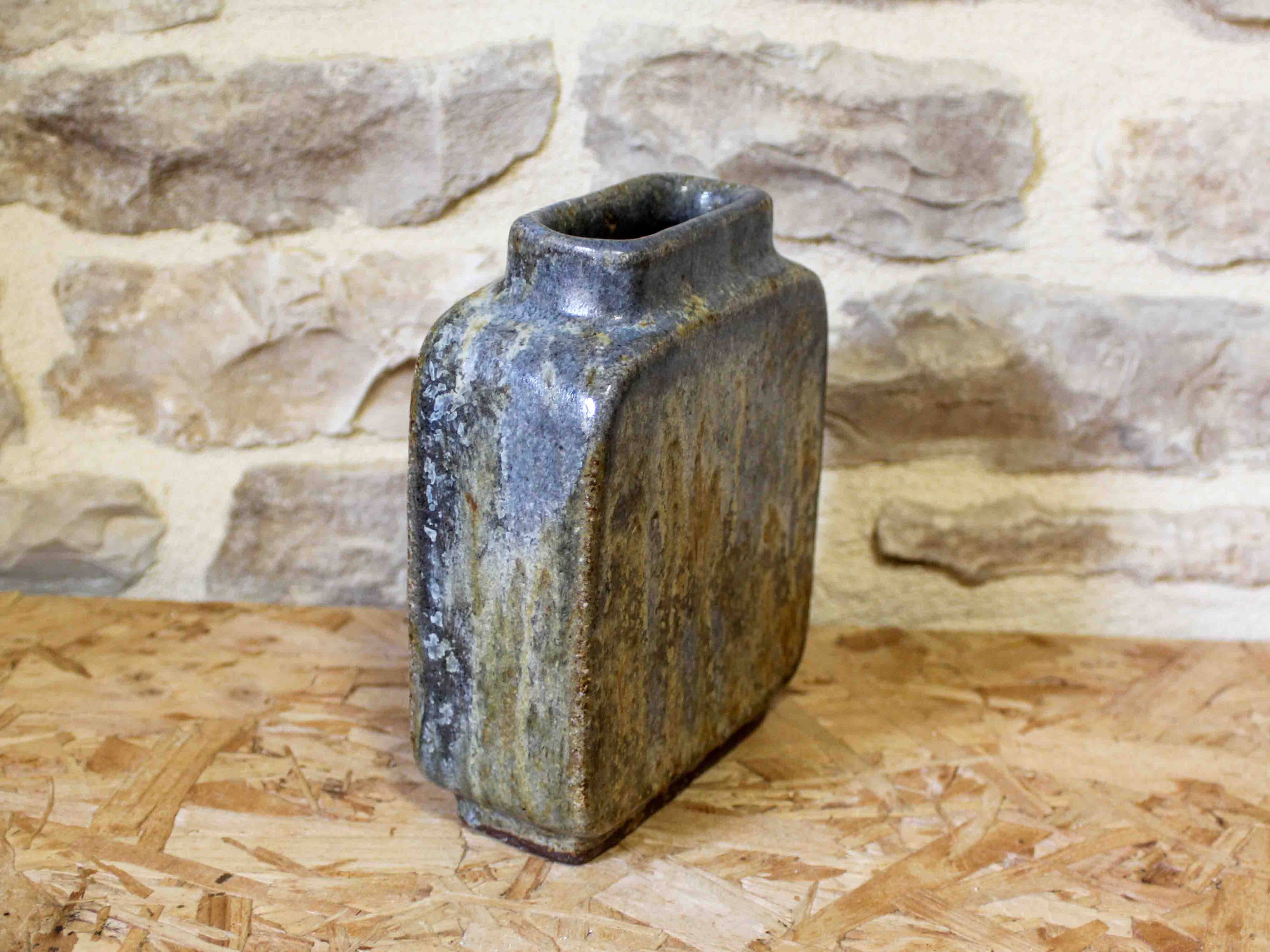 Glazed stoneware vase by Clauss Tittmann