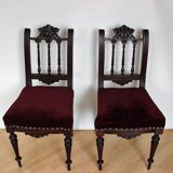 Pair of chairs from the 19th century