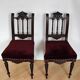 Pair of chairs from the 19th century