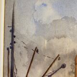 Tableau ancien, Marine vers 1950/1960