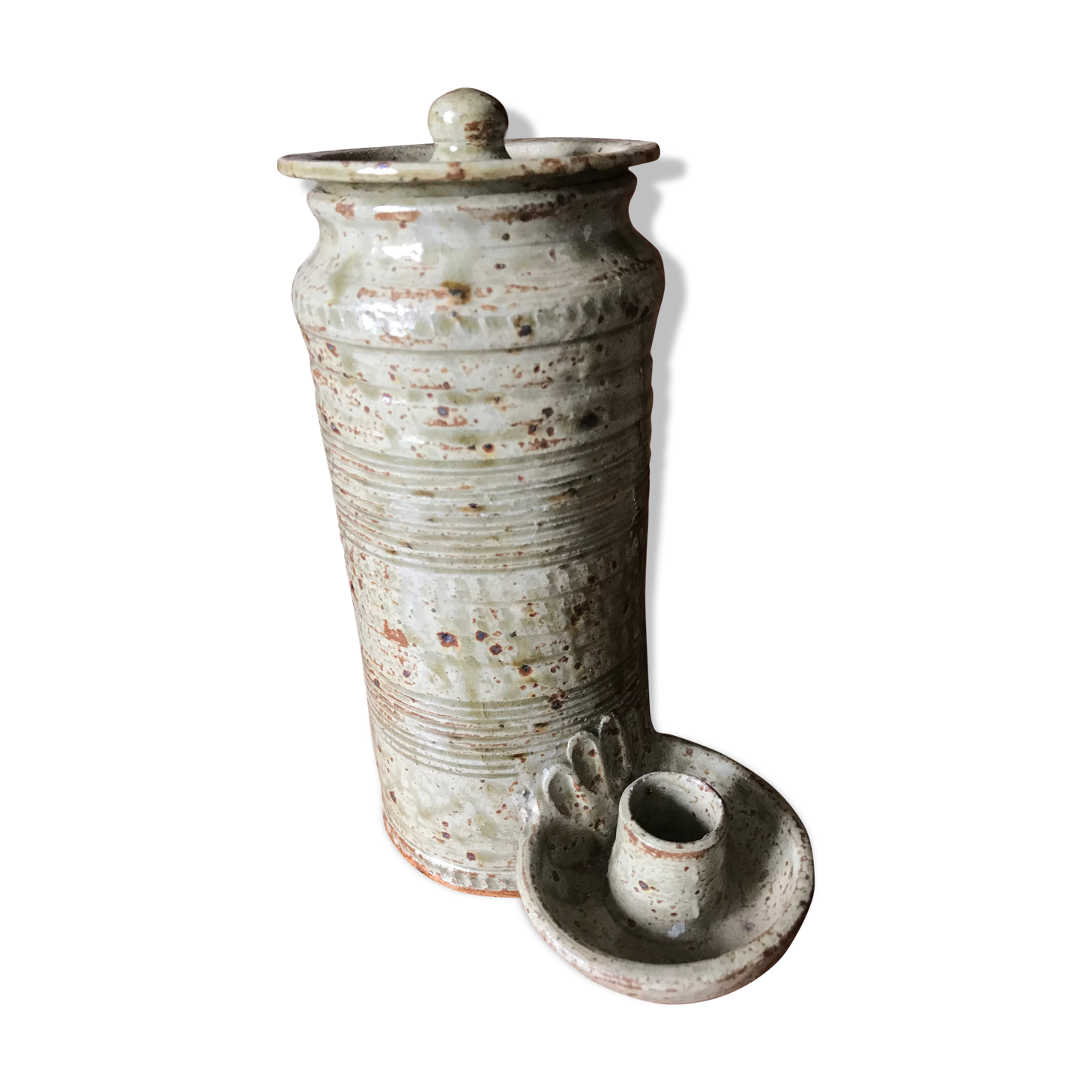 La Hulotte ceramic candlestick