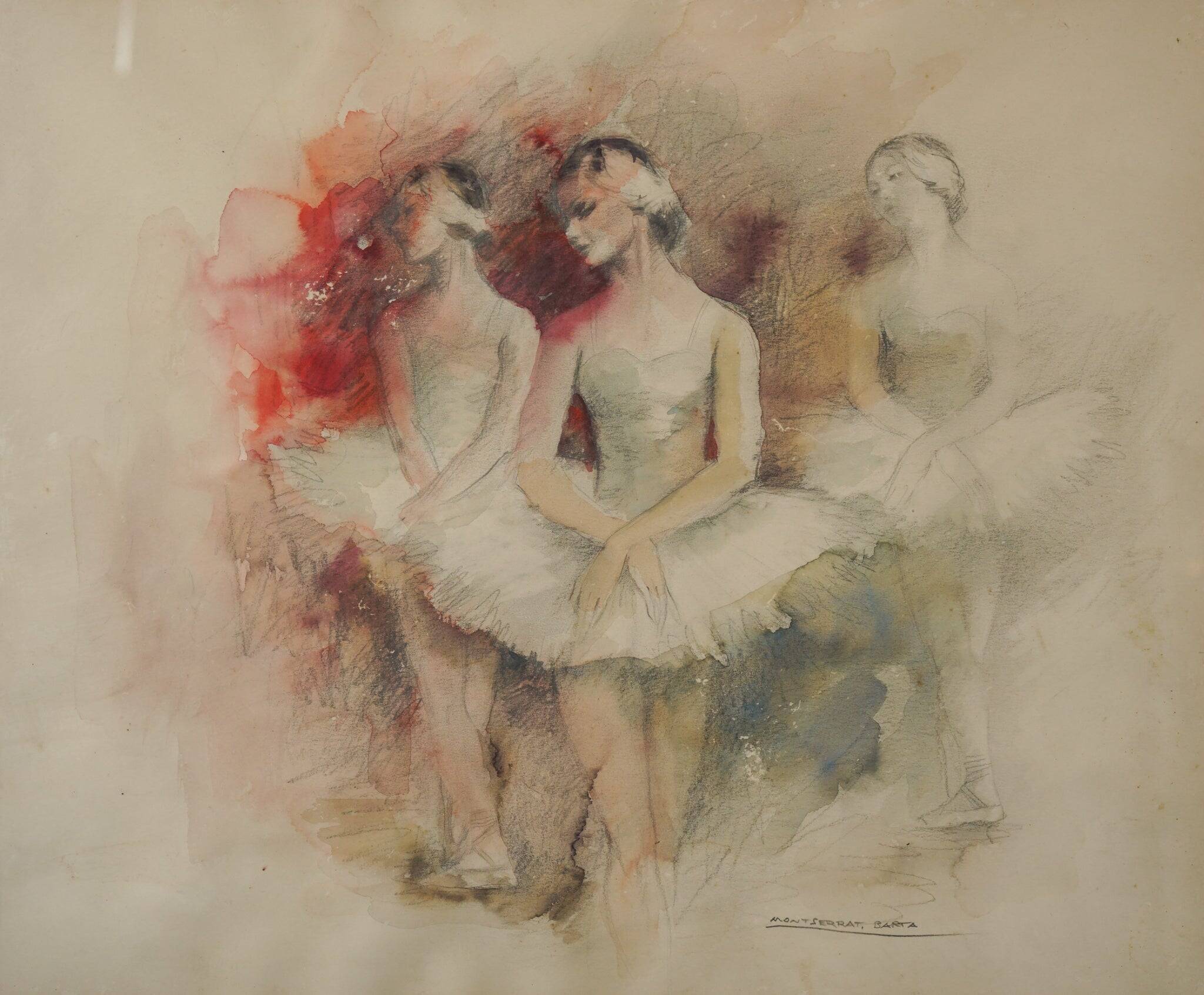 Montserrat Barta (1906-1988) - Three Ballerinas