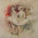 Montserrat Barta (1906-1988) - Three Ballerinas