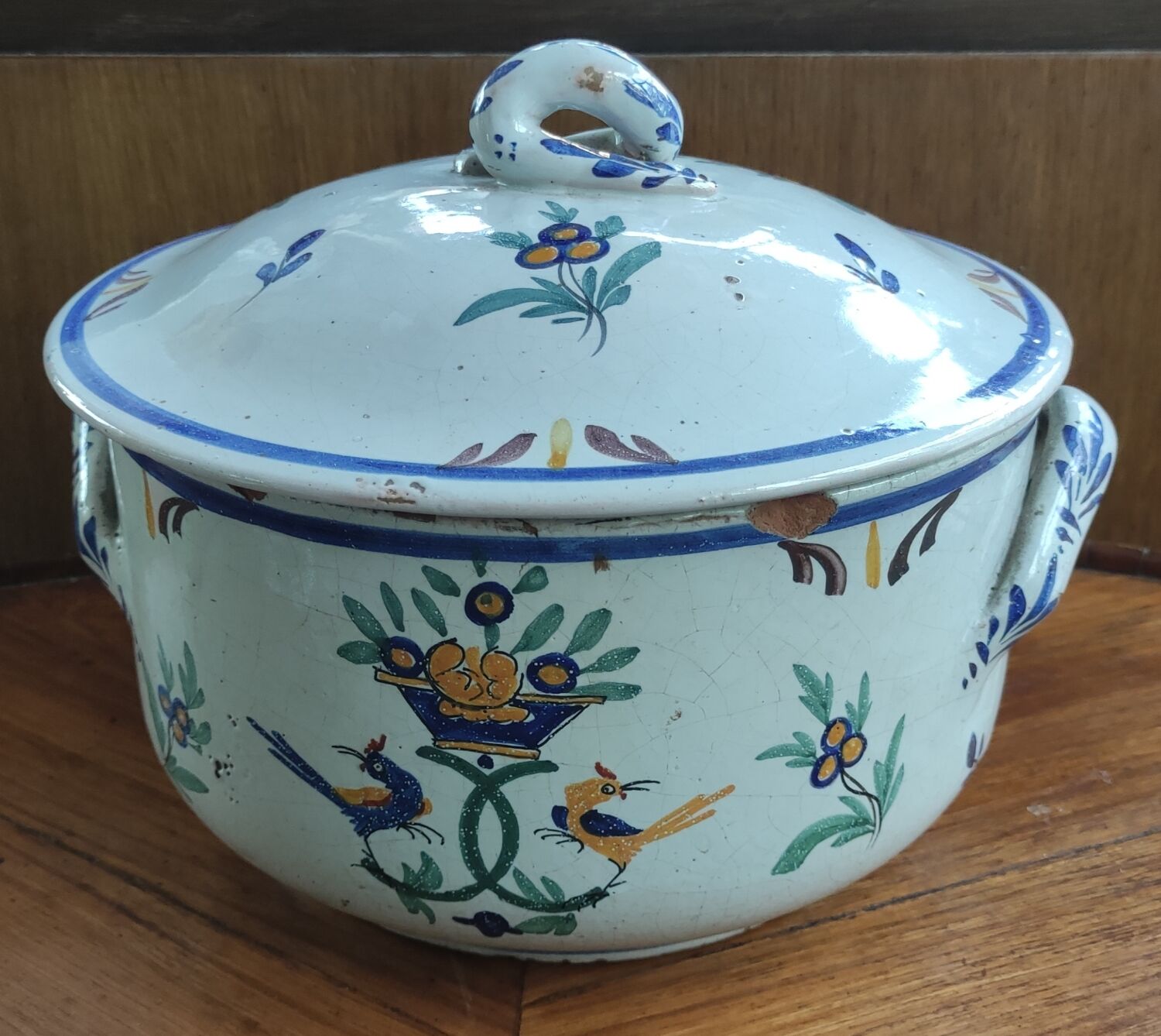 Ancienne soupière vieux Rouen 19 ème siècle