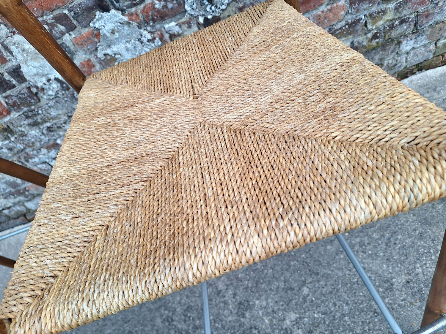 Val Padilla pour Jasper Conran chaises hautes Manilla vintage, siège