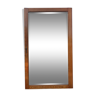 Beveled Ice Pine Door Mirror 64X120