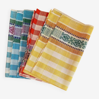 Set of 3 tea towels Rendez vous vintage