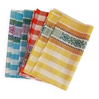 Set of 3 tea towels Rendez vous vintage