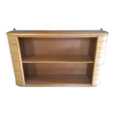 Showcase wall shelf wood bamboo