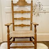 Armchair by the fireplace