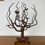 Wrought iron tree candlestick, candelabrum