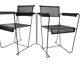 Style Pilastro - Postmoderne - (2) chaises - acier perforé - design néerlandais