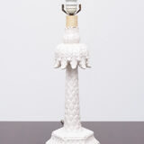 Palm tree table lamp ceramic, france, 1950s