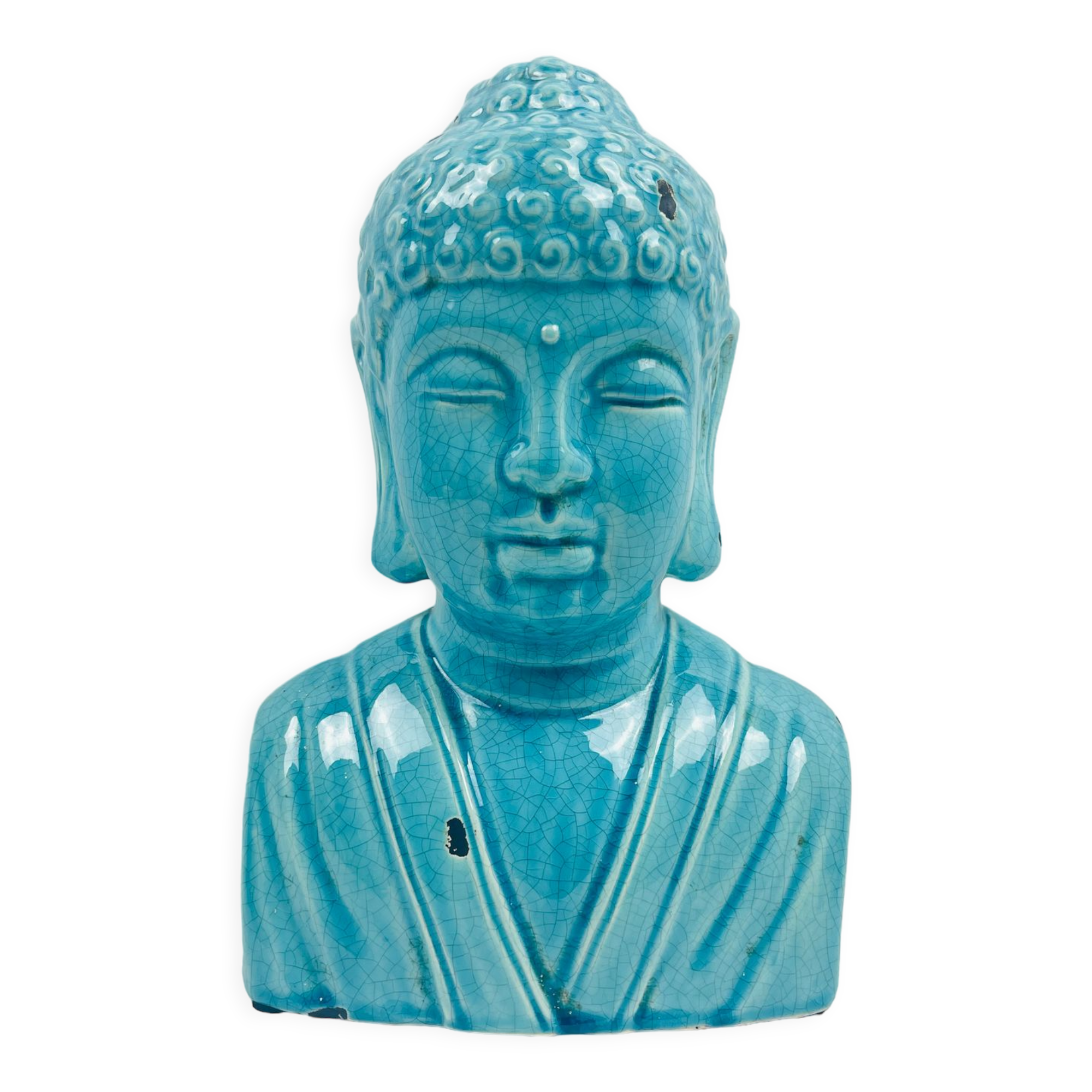 Porcelain buddha head
