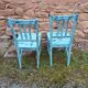 2 vintage style chairs