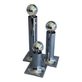 Space Age ceiling lights in chrome by Rolf Krüger for Staff Leuchten, A