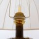 Metal and brass tripod floor lamp in Hollywood Regency style – 1950s