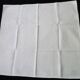 6 White Damask Cotton Napkins 52 x 57 cm