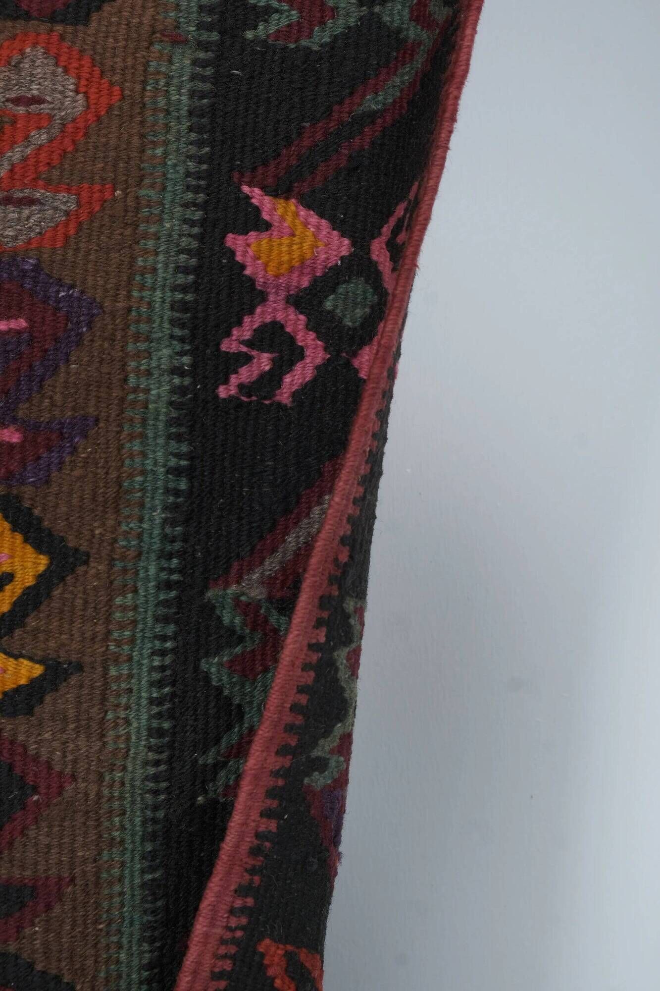 Vintage Turkish hallway carpet 190x570 cm