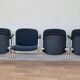 Mid-Century Four-Seater Bench Castelli, Axis 3000, Giancarlo Piretti, Italy, 1970s