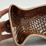 Plat en céramique poisson