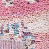 Pink Hallway Runner - 390 x 82 cm