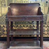 Console - Mahogany serving table from the Napoleon III period