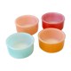Lot 4 Ramekin cups ARCOPAL colors Multicolored - FLAN LYONNAIS