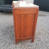 Chest of drawers art deco era in walnut