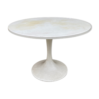 White tulip table