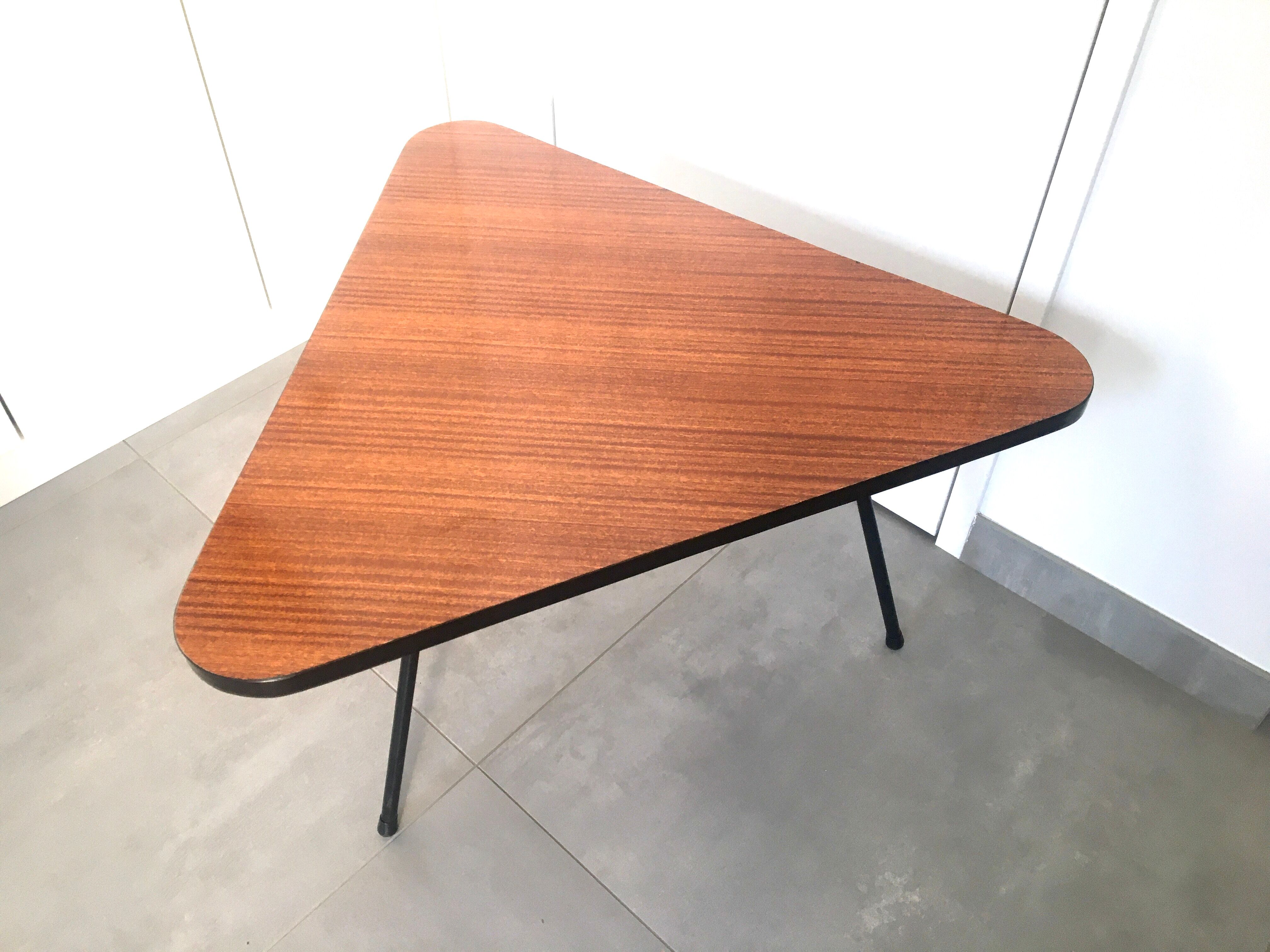 Vintage formica coffee table and steel