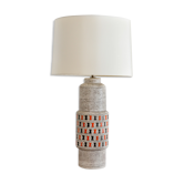 Guido Gambone enamelled ceramic lamp