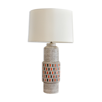 Guido Gambone enamelled ceramic lamp