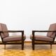 Mid Century Armchairs By Zenon Bączyk, 1960's, Set Of 2