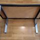 Belarti coffee table in volcanic lava ceramic with chrome legs, Belgium 1960.