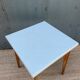 Table à manger ou bureau formica et bois vintage