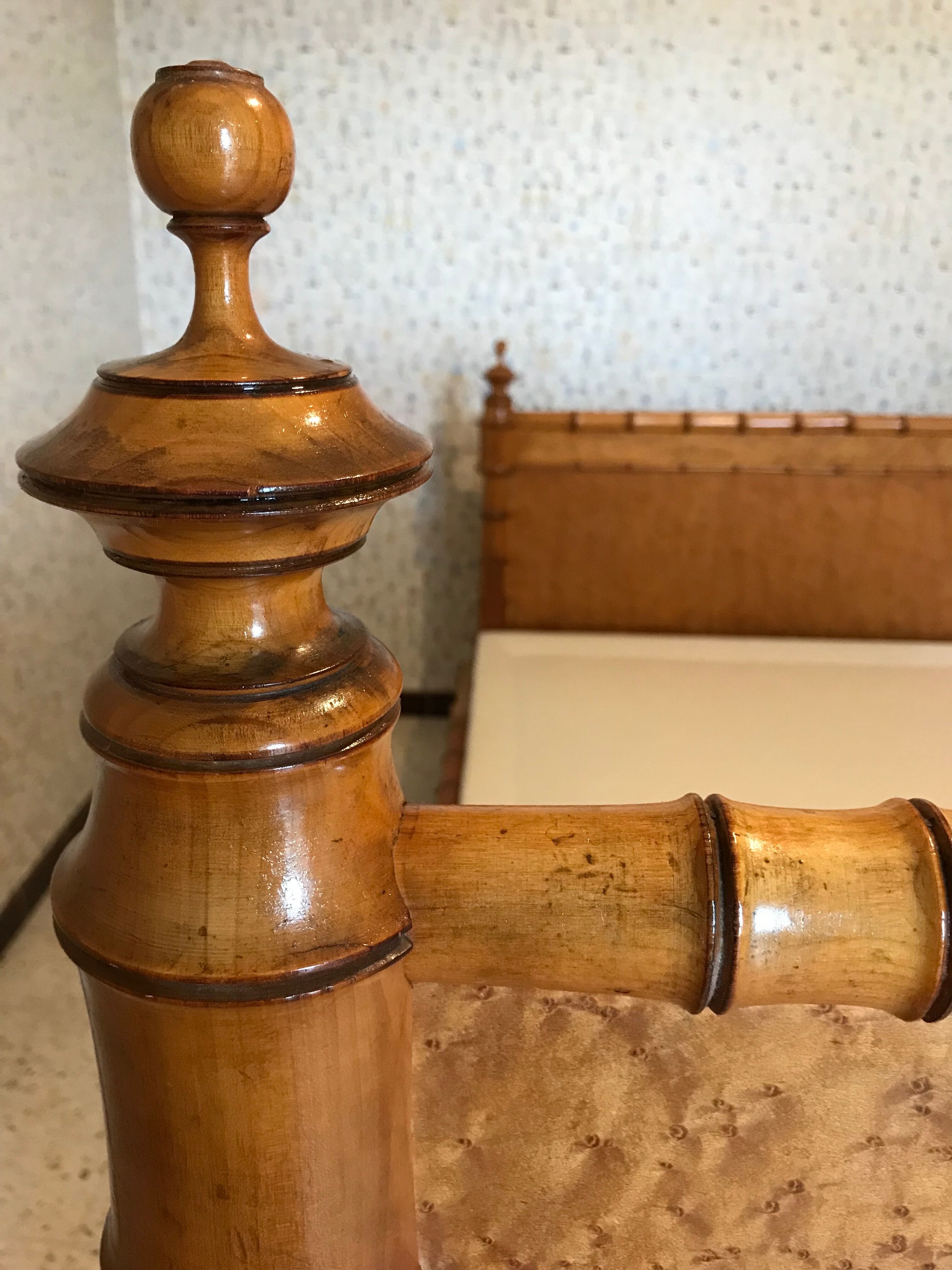 Bed bamboo collection circa 1870 Napoleon III