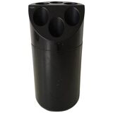 Midcentury black ‘Manade' umbrella stand, Paris