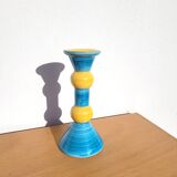 Portugal ceramic diabolo candle holder