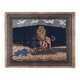 Vintage hand-embroidered textile 98x122 cm