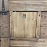 Storage cabinet folk art
