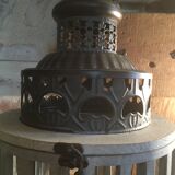 Wood/metal lantern