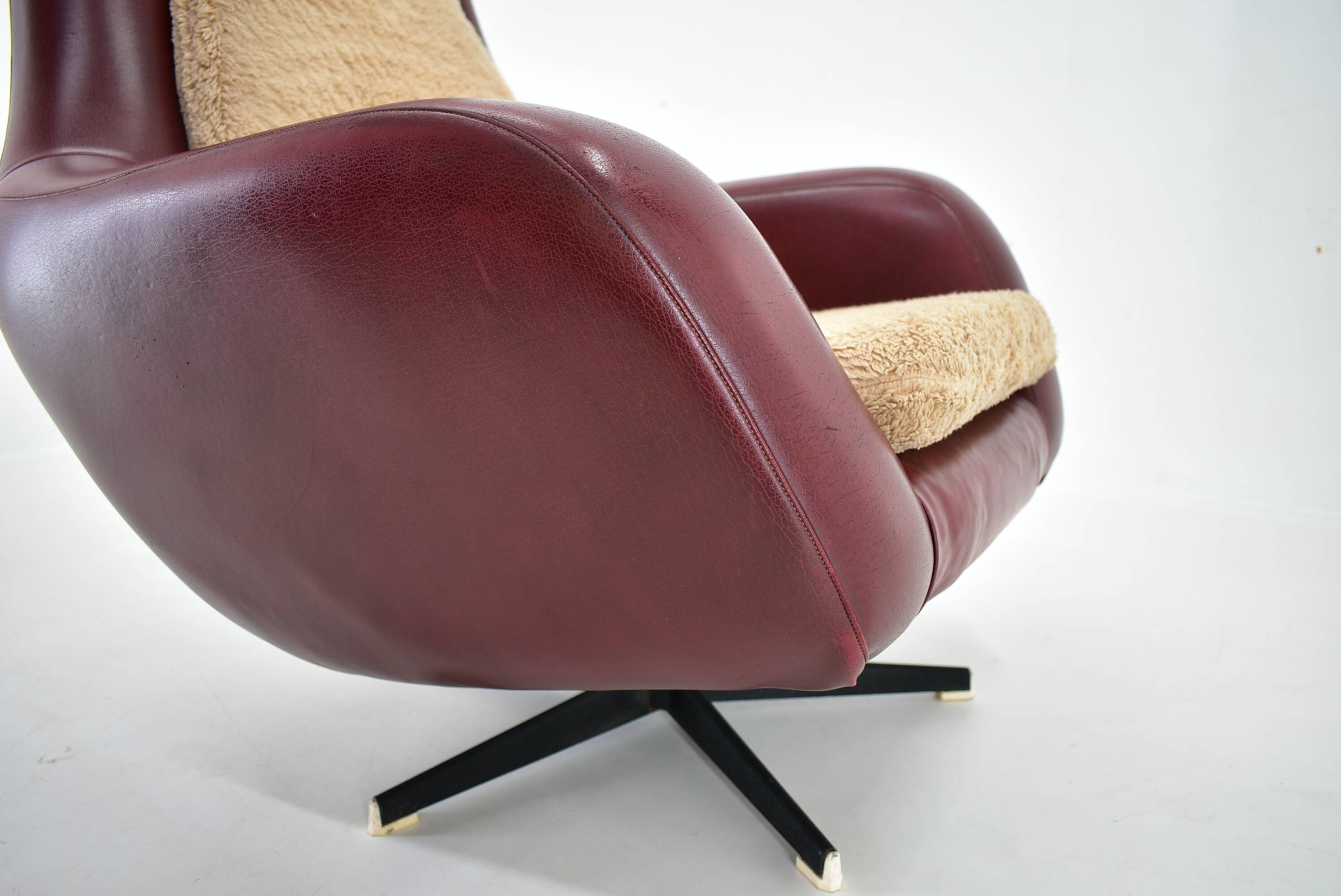 Swivel Armchair , Siesta , Czechoslovakia 1970s