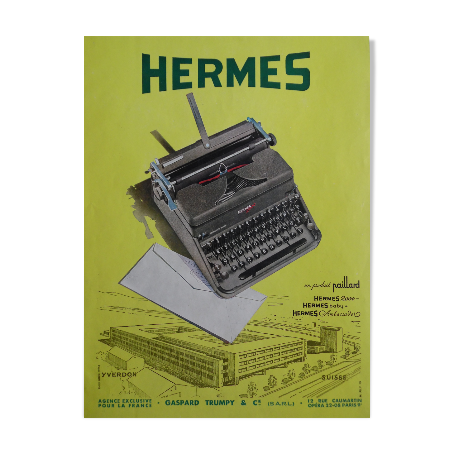 Publicité " Hermes " années 1950