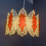 Acrylic space age chandelier by Marbach Leuchten, Germany, 1960s