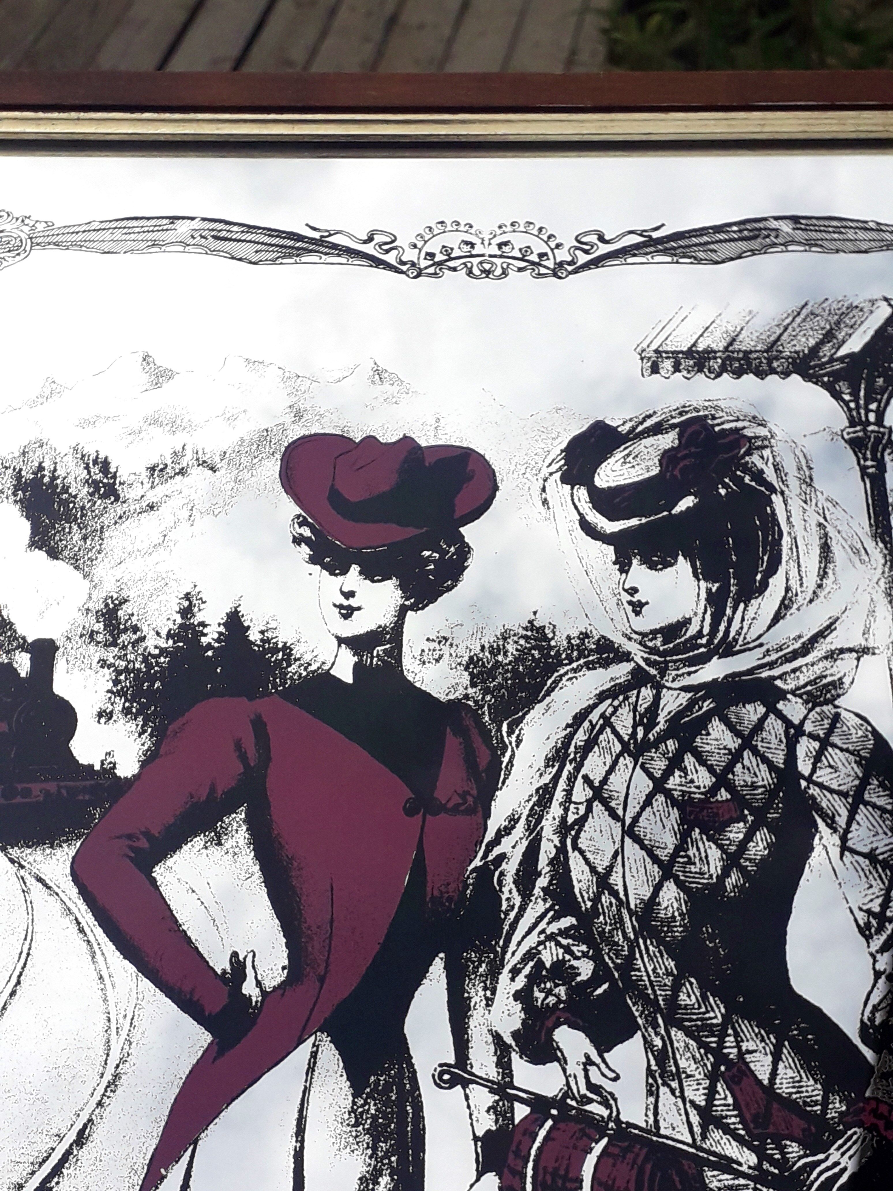Miroir illustré 1960 42x30cm