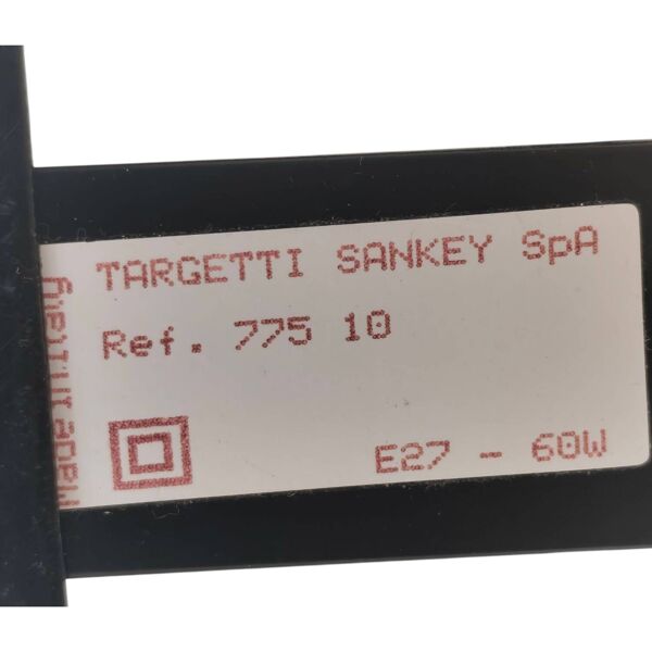 Lampe de table Targetti Sankey Pyramid vintage des années 1990