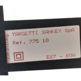 Vintage 1990s Targetti Sankey Pyramid Table Lamp