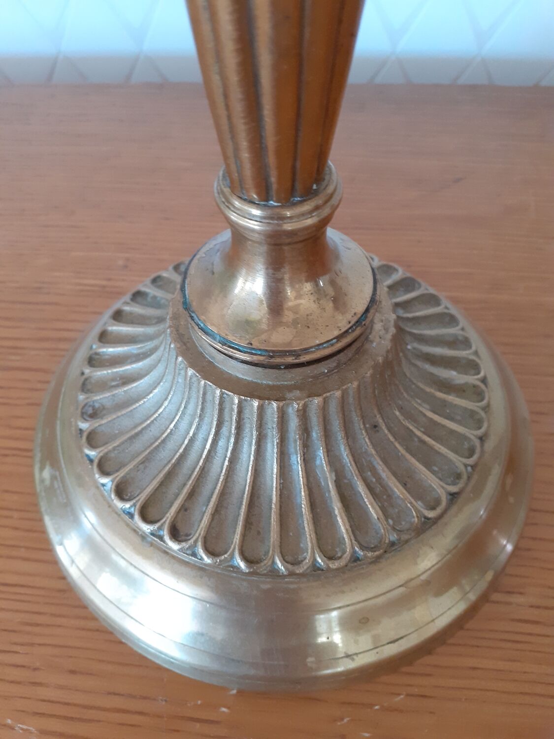 5-light bronze or gilded brass candlestick