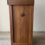 Rustic antique bedside table - peasant piece